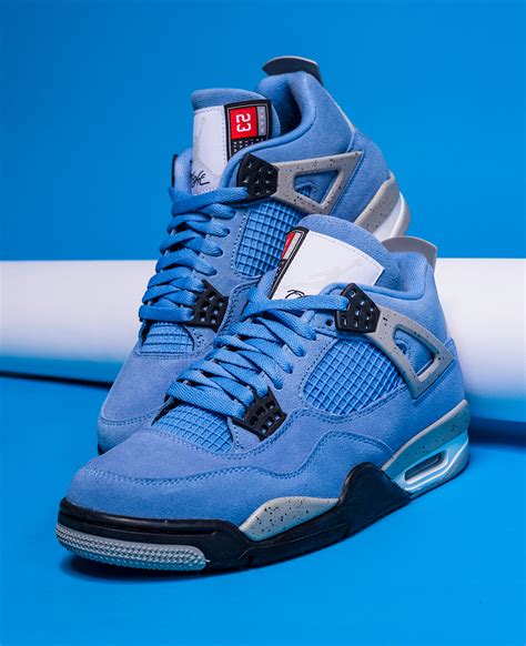 nike air jordan wit blauw|nike air jordan 4 sneakers.